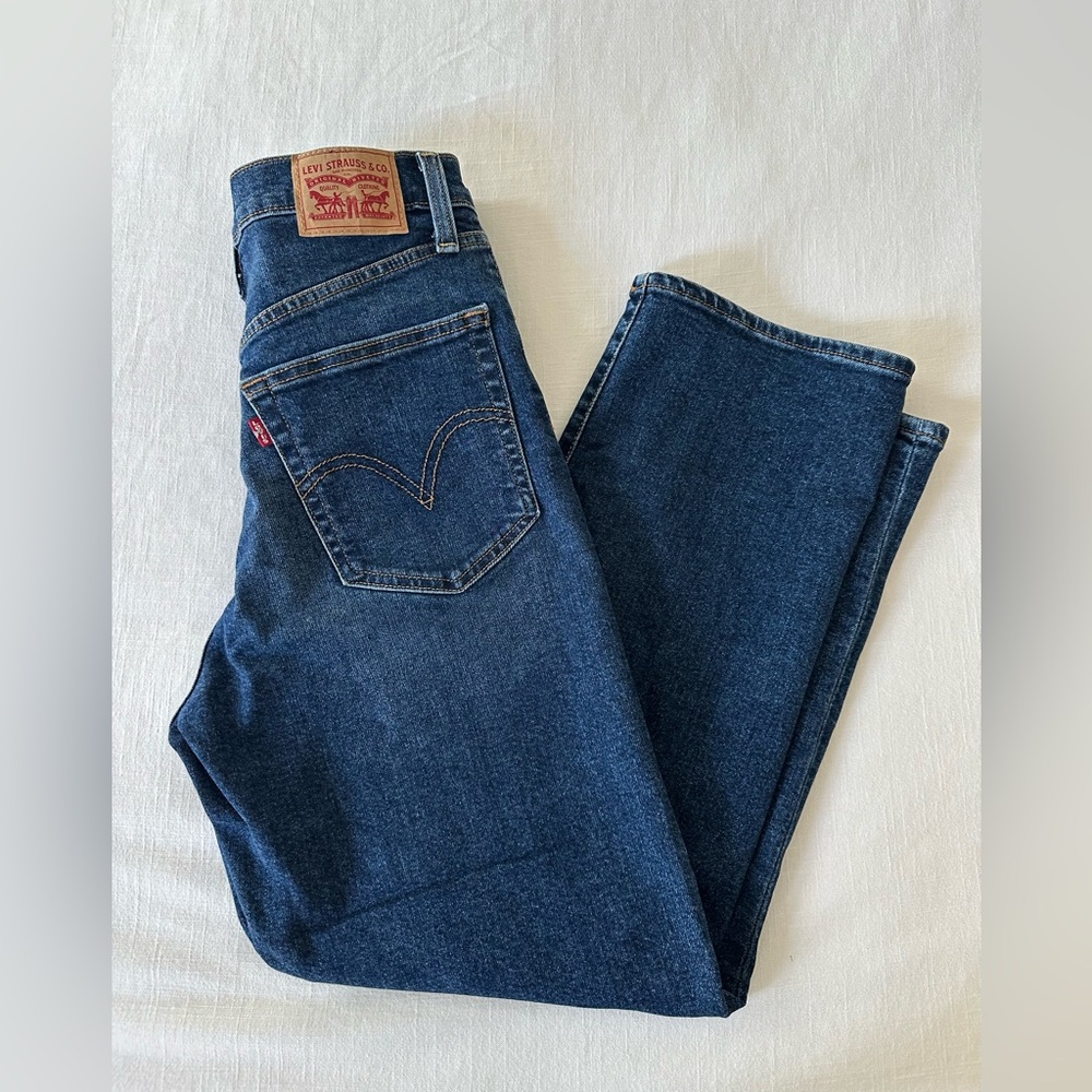 Levi's Women’s Straight Jeans in Dark Indigo
